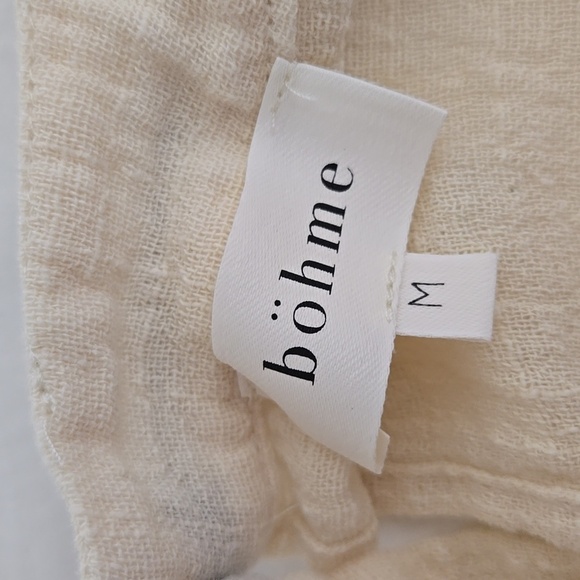 Bohme Valentino Cream Top Size M - Picture 9 of 11